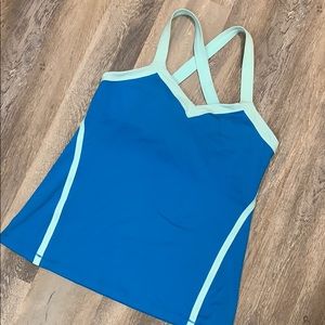 Lululemon cross cross tank Blue & mint